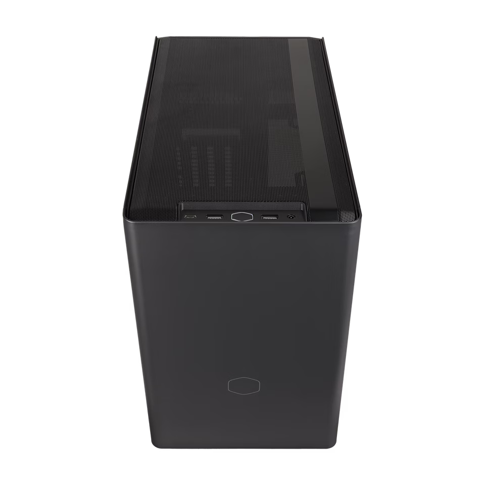 Cooler Master MasterBox NR200P V2 Mini-ITX Black Computer Case, Tempered Glass, 1x Pre-installed Fan, Supports upto Motherboard Mini-ITX, Radiator 280mm, Power Supply SFX-L, Type C, USB 3.2 Gen 1 |  NR200PV2-KCNN-S00 thumbnail 2