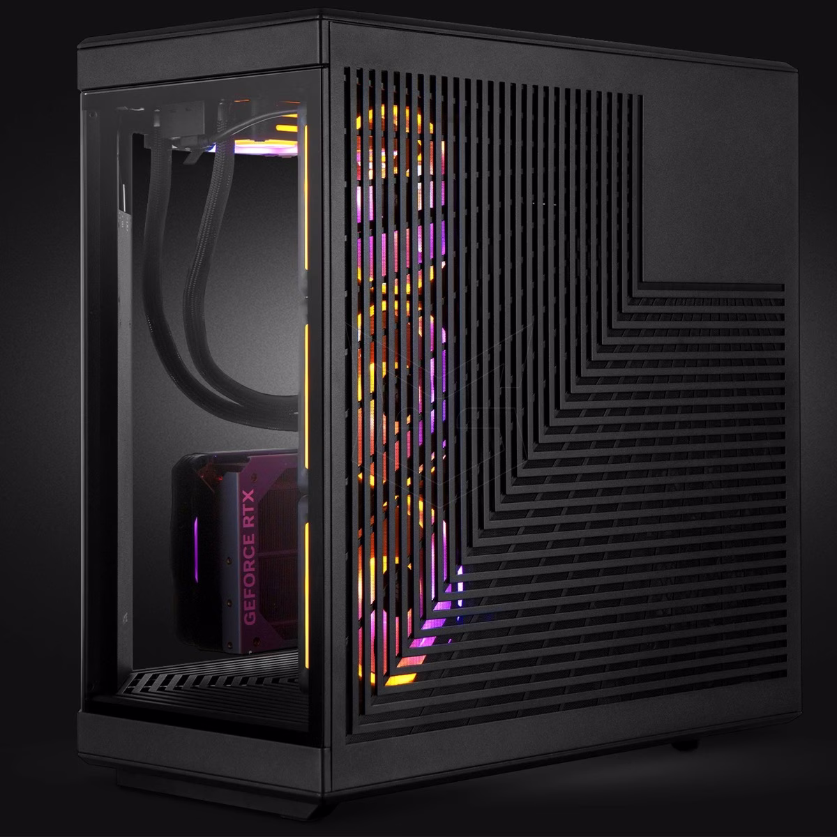 9900x3d y70 Gaming PC - AMD Ryzen 9 9900X3D 12 Cores 24 Threads, NVIDIA RTX 5080 16GB, 64GB DDR5 RAM 6000MHz, 2TB SSD Gen 4, 1300W PSU, 360mm Liquid Cooler, Wi-Fi + BT thumbnail 2
