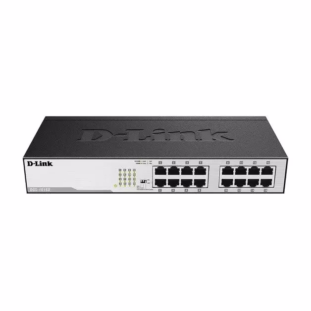 D-Link DES-1016D 16-Port Fast Ethernet Unmanaged Desktop Switch – Buy Online