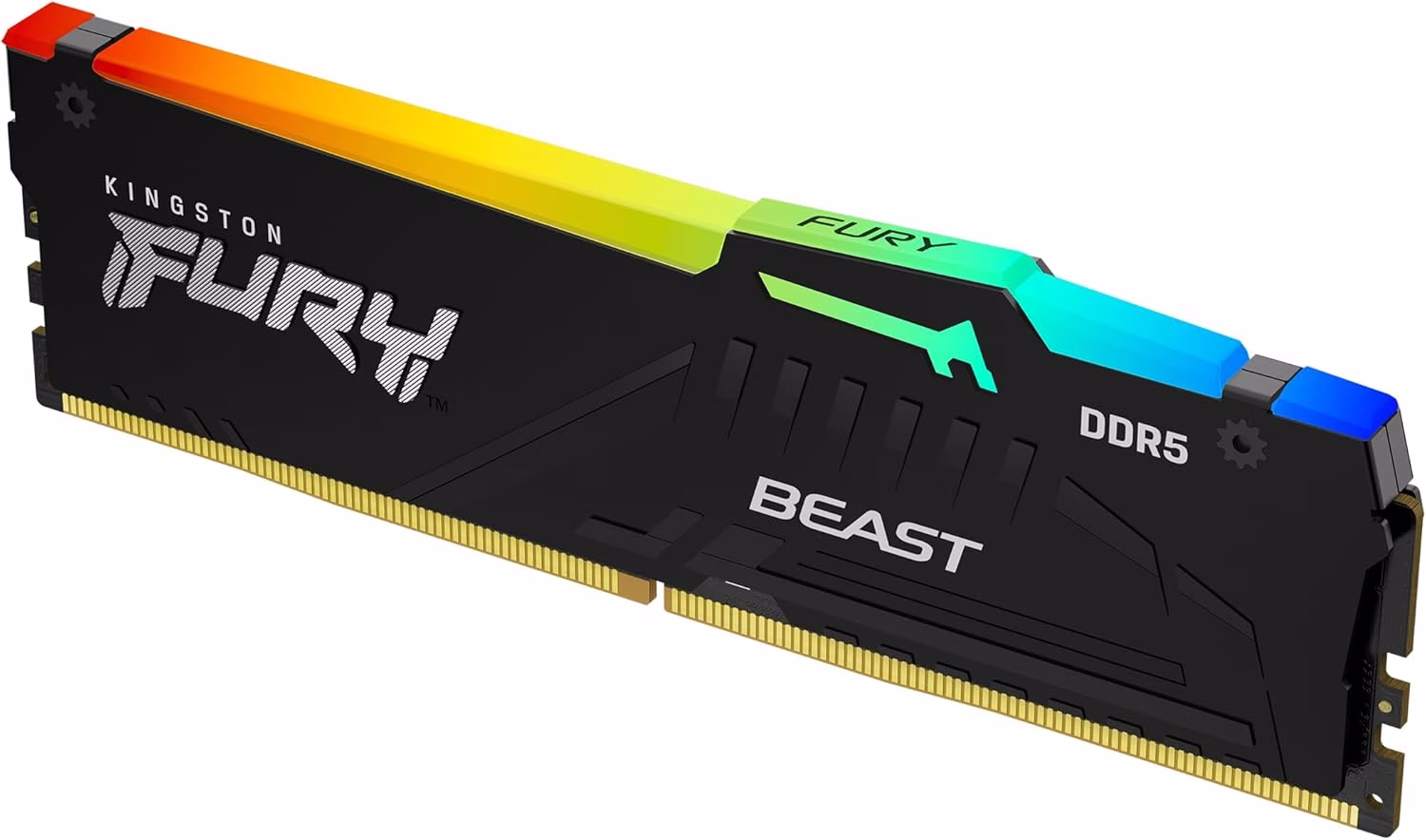 Kingston FURY Beast RGB 16GB DDR5-6000 Memory (RAM), CL36, Intel XMP 3.0 & AMD EXPO, Infrared Sync Technology | KF560C36BBE2A-16 – Buy Online