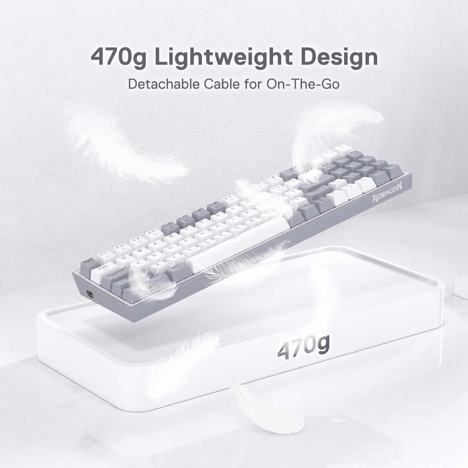 Redragon K628 Pollux 75% Wired RGB Gaming Keyboard | K628WG-RGB thumbnail 3