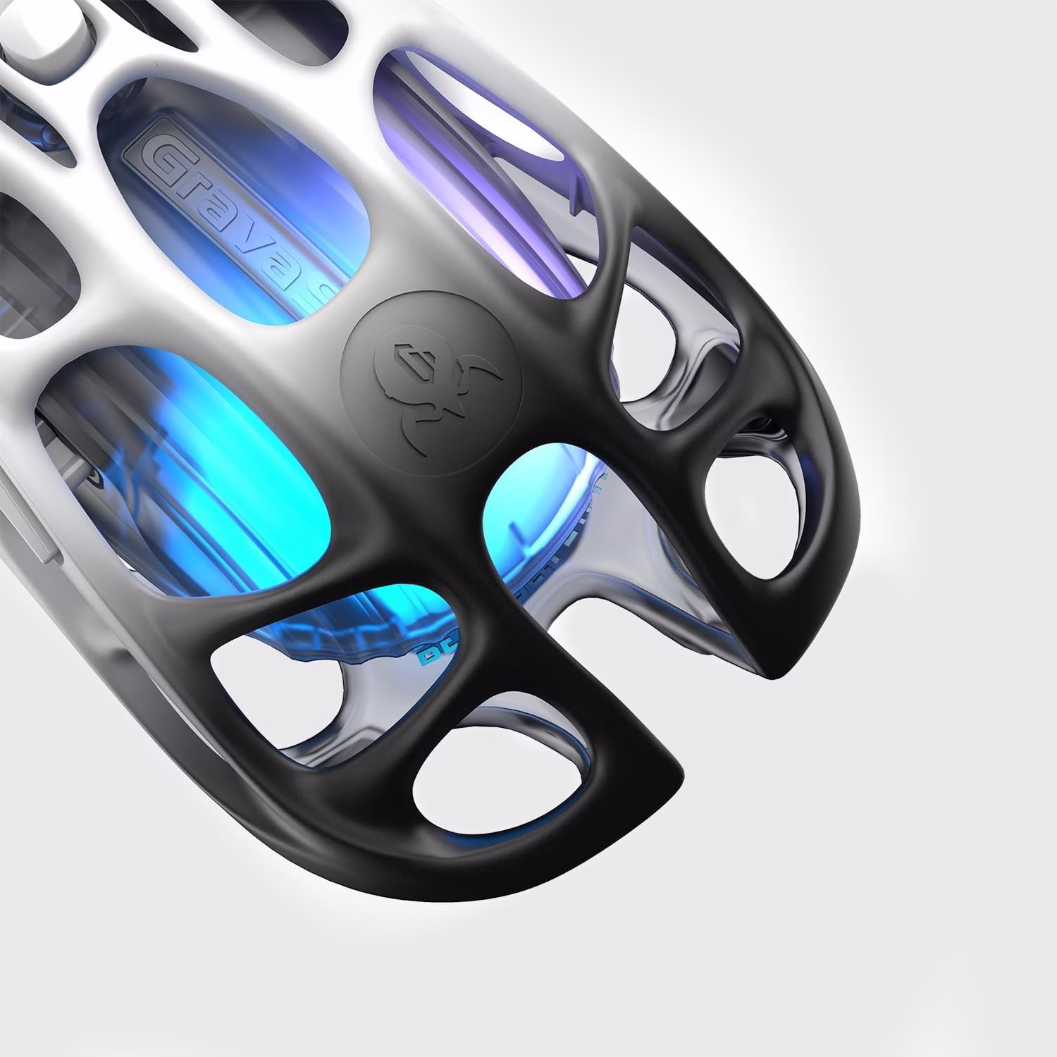 GravaStar Mercury M1 Pro Wireless Gaming Mouse, Lightweight Magnesium Alloy, 26,000 DPI, PAW3395DM Sensor, 5 Programmable Buttons, Support Wired/2.4GHz/BT, Up to 200 Hours Battery Life-Gradient Black thumbnail 4