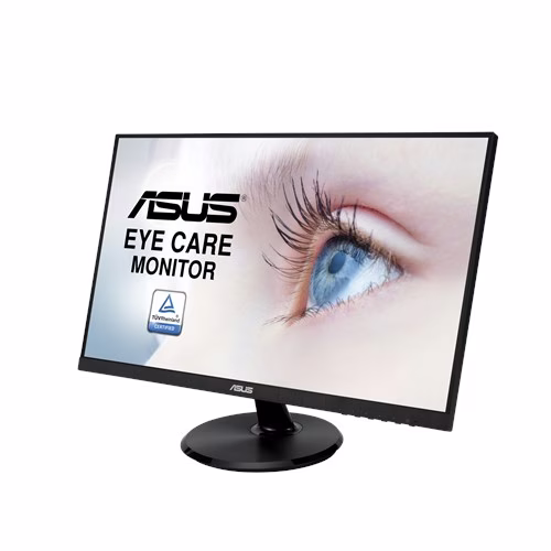 ASUS VA24DQ Eye Care Monitor ??? 23.8 inch, Full HD, IPS, Frameless, 75Hz, Adaptive-Sync/FreeSync???, Low Blue Light, Flicker Free, Wall Mountable, 90LM054P-B01370 image