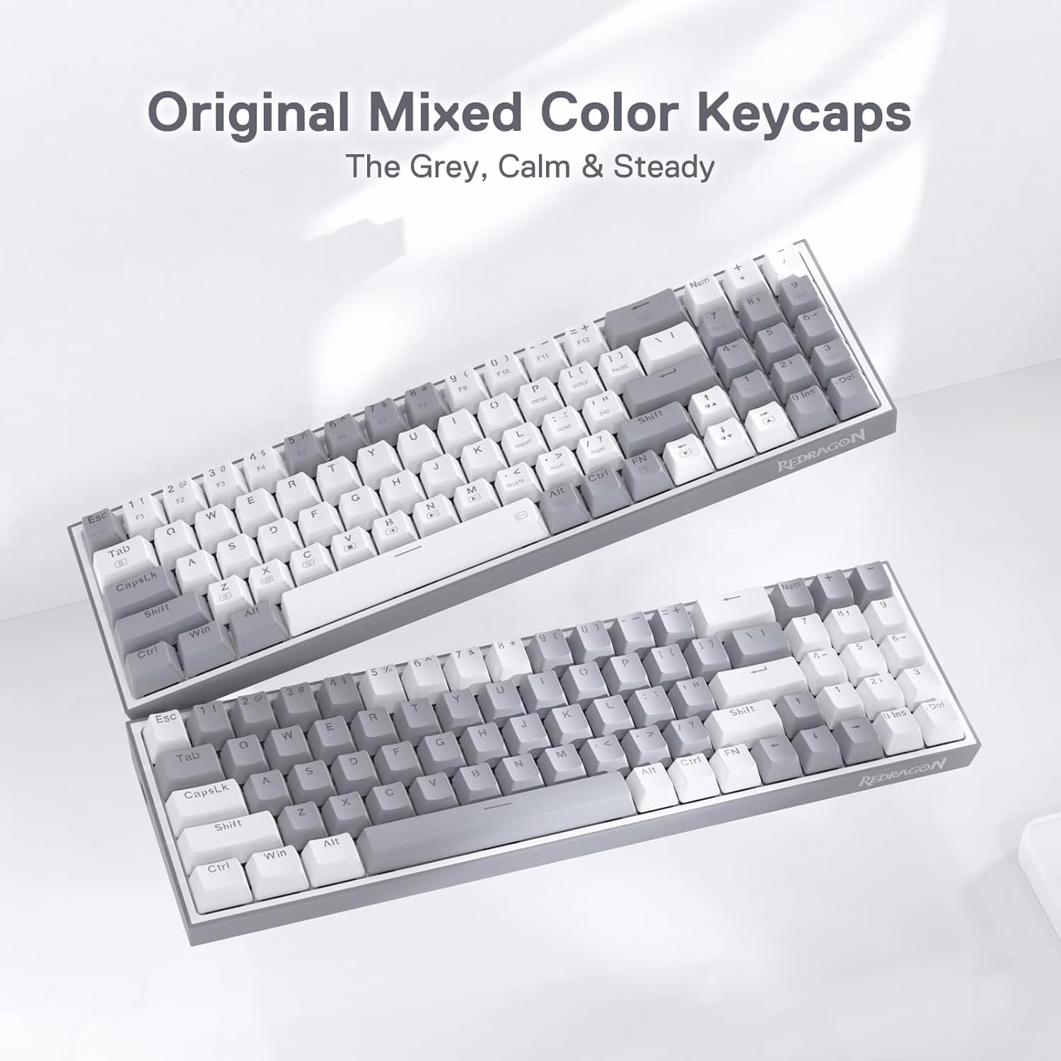 Redragon K628 Pollux 75% Wired RGB Gaming Keyboard | K628WG-RGB thumbnail 5