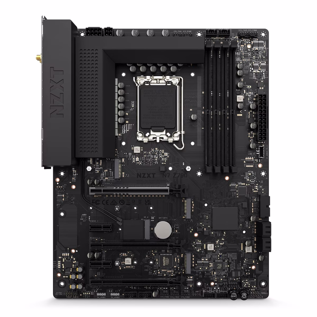 NZXT N7 Z790 Motherboard Intel Z790 chipset (Supports 12th &13th Gen CPUs) - ATX Gaming Motherboard - Integrated I/O Shield - WiFi 6E connectivity - Bluetooth - Black | N7-Z79XT-B1 – Buy Online