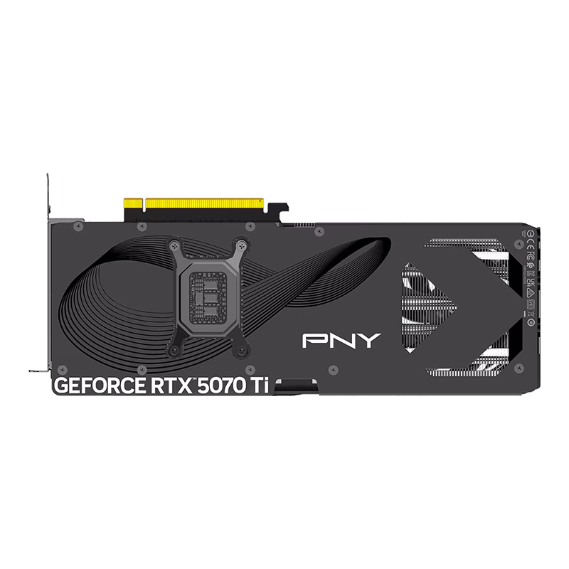 PNY GeForce RTX 5070 Ti Overclocked Triple Fan 16GB DDR7 Graphics Card GPU, 8,960 CUDA Cores, Blackwell Architecture |  VCG5070T16TFXPB1-O thumbnail 2