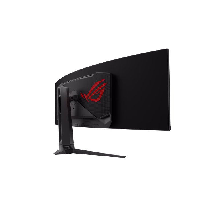 ASUS ROG Swift OLED 49" PG49WCD Ultrawide Curved Gaming Monitor, QD-OLED Panel, 144 Hz / 0.03ms, FreeSync / G-SYNC, Custom Heatsink, ROG Smart KVM, 90 W Type-C, DP/HDMI, Black | 90LM09C0-B01970 thumbnail 3