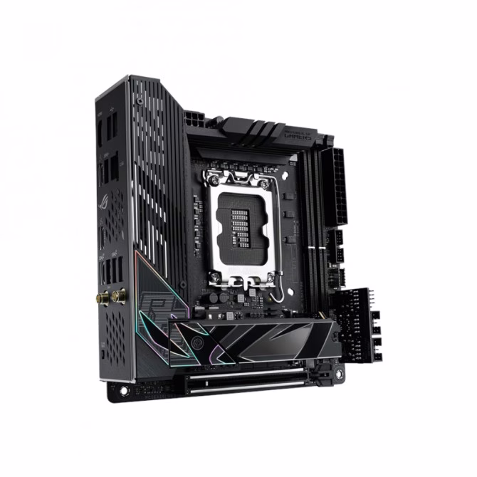 ASUS ROG STRIX Z790-I GAMING WIFI  Intel Z790 LGA 1700 Mini-ITX Motherboard , 10 + 1 power stages, DDR5, 2X M.2 slots, PCI 5.0 NVMe SSD slot, PCIe 5.0 x16 SafeSlot |  90MB1CM0-M0EAY0 thumbnail 3
