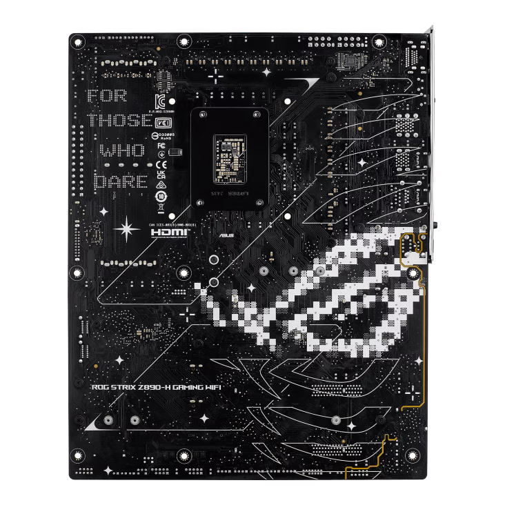 ASUS ROG STRIX Z890-H GAMING WIFI  ATX Motherboard, Intel Socket LGA1851, 4x DIMM slots, max. 256GB, DDR5, 4x M.2 slots and 4 x SATA 6Gb/s ports, Pcie 5.0, GEN 5, Wi-Fi 7, Bluetooth v5.4, Black | 90MB1K20-M0EAY0 thumbnail 10