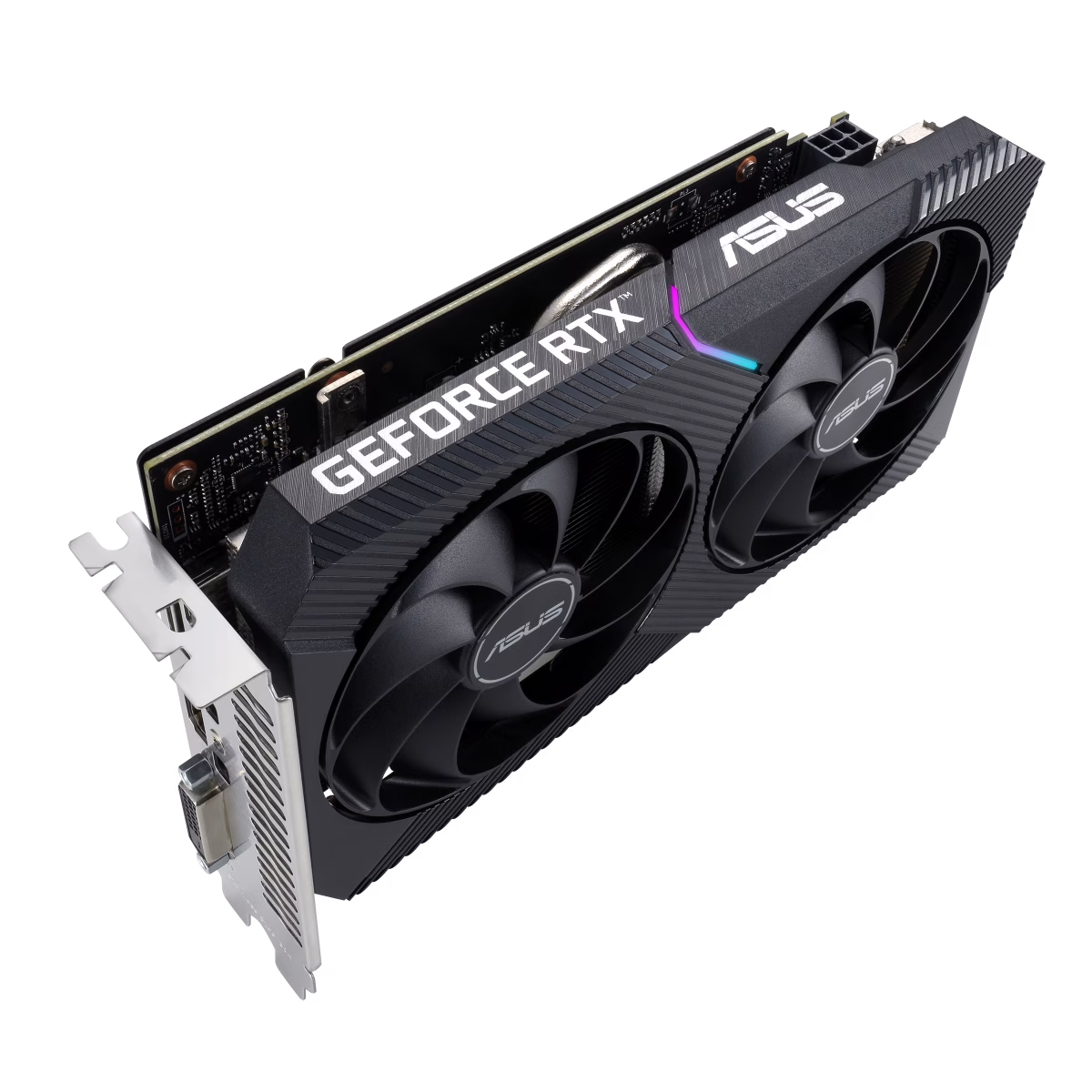 ASUS Dual Nvidia GeForce RTX 3050 V2 OC Edition 8GB GDDR6 128-bit Graphic card, 2560 CUDA Core, 1852 MHz Max Boost, Clock, 7680 x 4320 Max Resolution, 14 Gbps Memory, 2 Year Warranty, Black | 90YV0GH6-M0NA00 thumbnail 8