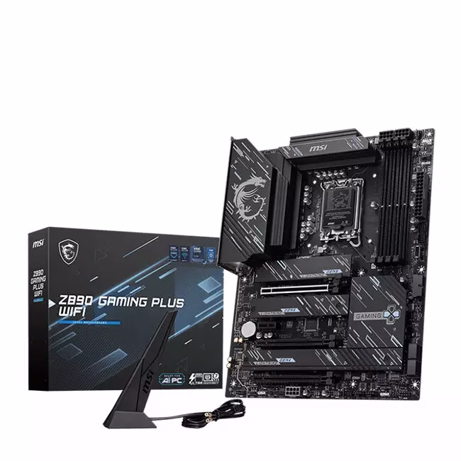 MSI Z890 GAMING PLUS WIFI LGA 1851 ATX Motherboard, INTEL Z890 Chipset, 4x DDR5 UDIMM, Max Memory 256GB, 4x M.2, 4x SATA 6G, Wi-Fi 7 & BT 5.4 | 911-7E34-002 thumbnail 6