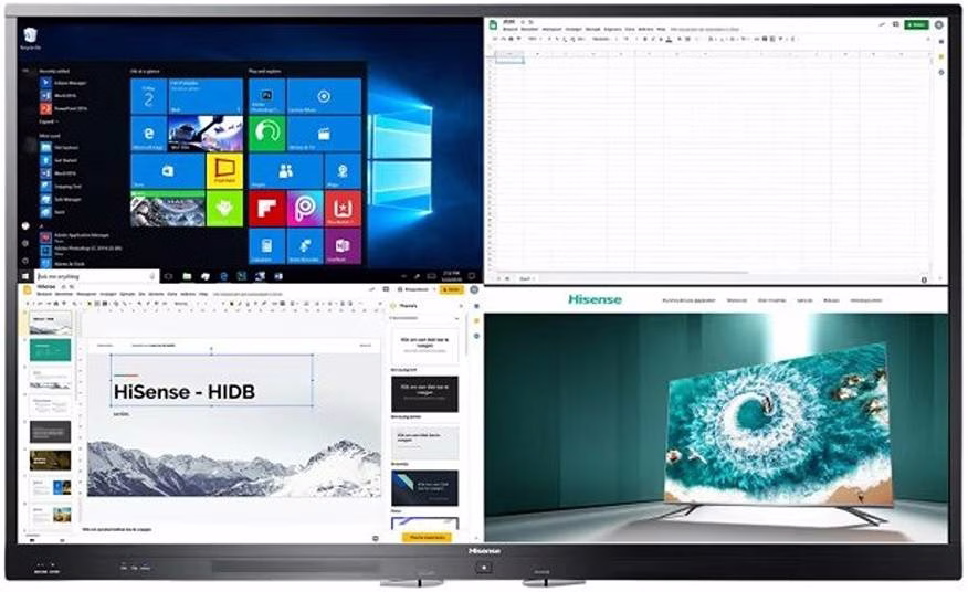Hisense Advanced Interactive Display, 86" D-LED Backlight Display, Android 8.0 OS, 3GB RAM, 32GB ROM, 460W Power Consumption, 60Hz Refresh Rate, VESA Consumption | HS-86WR60AE thumbnail 3