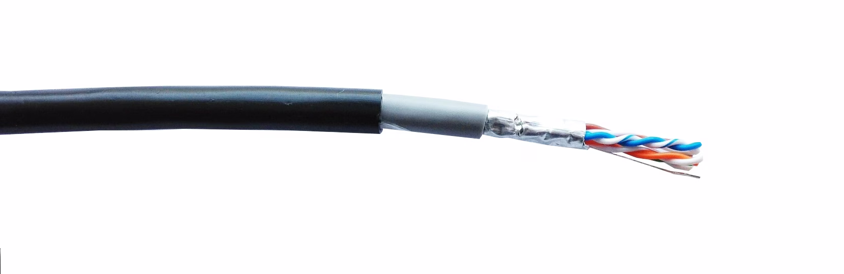 D-Link CAT6 UTP  23 AWG PVC/UV PVCOutdoor Cable, 4 Pairs Foilded Twisted Pair (FTP) Cable, Solid Bare Copper with 23 AWG, Aluminum Polyester Foil, Double sheath, PVC Inner Sheath, UV PVC Outer Sheath, Black | NCB-C6UOBLR-305-dlink cat6 outdoor cable – Buy Online