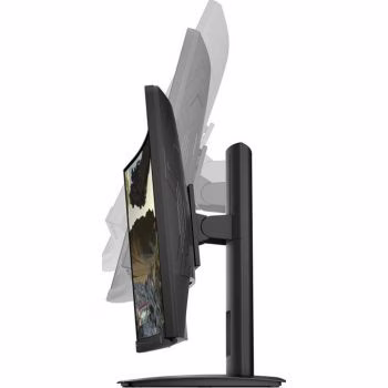 HP X24c - 23.6 "FHD Curved - Aspect ratio 16: 9, Resolution 1920 x 1080 Pixels, Refresh Rate 144 Hz, 4 ms, 1 x HDMI 2.0, 1 x DisplayPort 1.2 Gaming Monitor - Black | 9FM22AS thumbnail 4