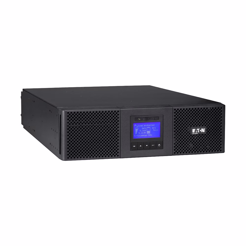 Eaton 9SX UPS, 5000 VA, 4500 W, Input: Hardwired, Outputs: (8) C13, (2) C19, Hardwired, Rack/tower, 3U ,9SX5KiRT,743172039347 thumbnail 4