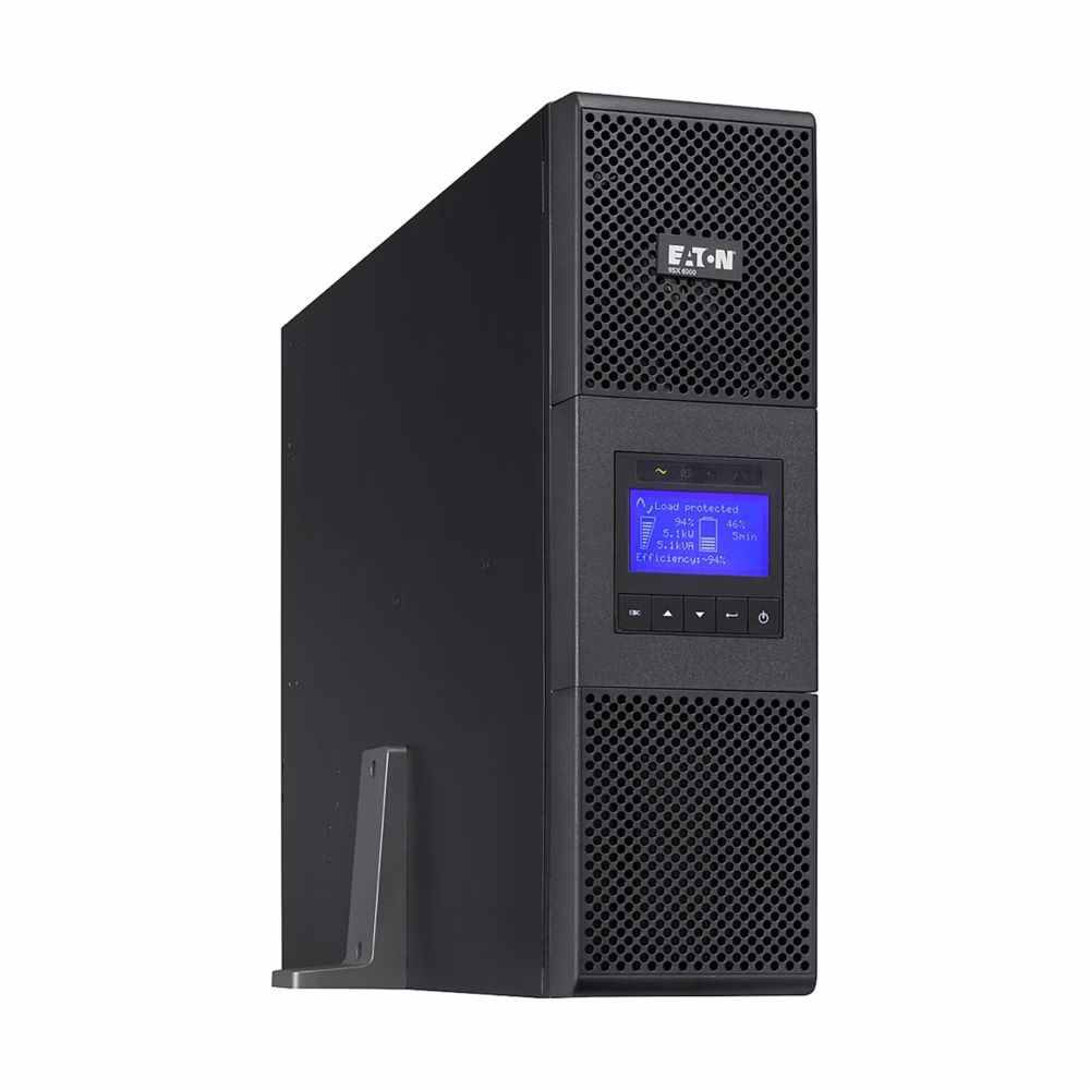 Eaton 9SX UPS, 5000 VA, 4500 W, Input: Hardwired, Outputs: (8) C13, (2) C19, Hardwired, Rack/tower, 3U ,9SX5KiRT,743172039347 thumbnail 5