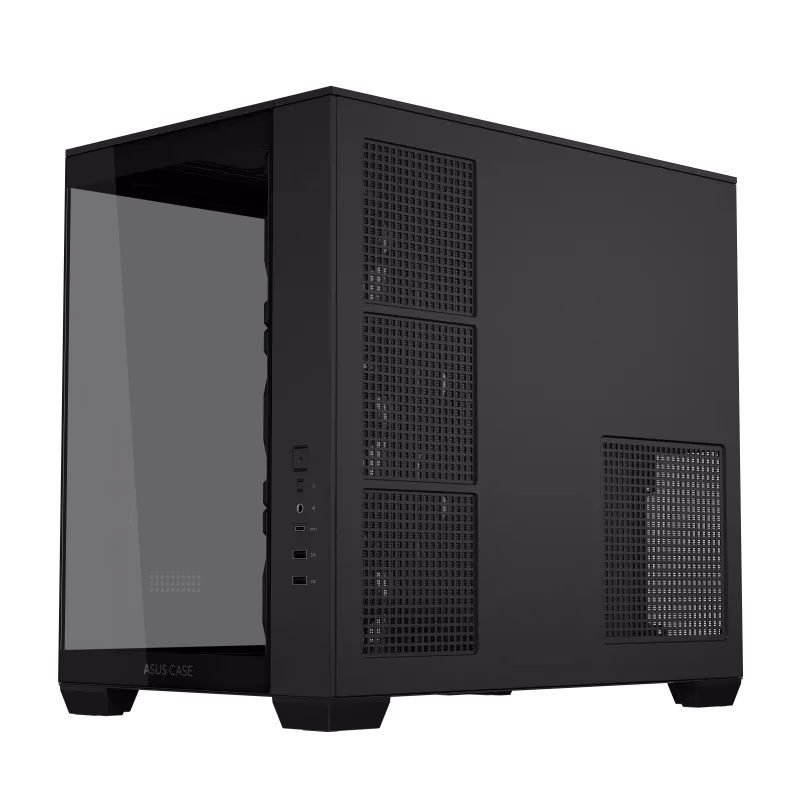 ASUS A32 PLUS Mid-tower ATX Black Case, Panoramic Design, Tempered Glass, 4x Pre-installed ARGB Fans, Supports ATX Motherboard, Up to 360 mm Radiator, Up to 420 mm Graphic Card, Up to 10x 120mm Fans, USB 10Gbps Type-C | 90DC00S0-B19000 thumbnail 11