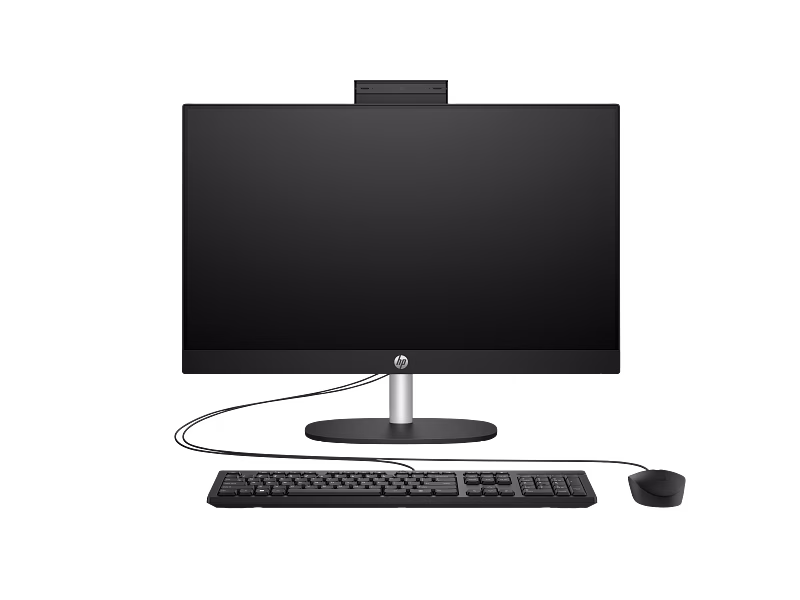 HP 24-cr0308nh 23.8" All-in-One PC, Intel Core i5-1334U, 8GB RAM, 512GB SSD, FHD IPS 99% sRGB, Jet Black DOS (No pre-installed OS) | B73T9EA#BH5 – Buy Online