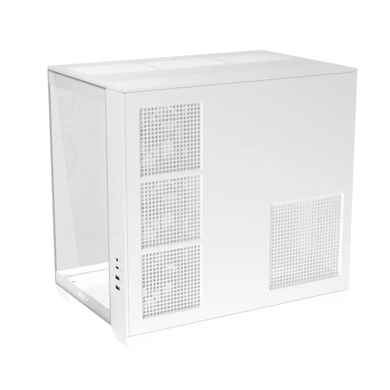 ASUS A32 PLUS Mid-tower ATX White Case, Panoramic Design, Tempered Glass, 4x Pre-installed ARGB Fans, Supports ATX Motherboard, Up to 360 mm Radiator, Up to 420 mm Graphic Card, Up to 10x 120mm Fans, USB 10Gbps Type-C | 90DC00S3-B19000 thumbnail 5