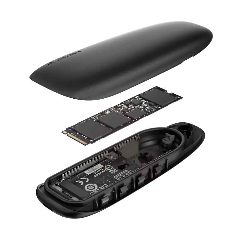 ASUS Cobble USB-C SSD Enclosure, 10Gbps USB3.2 Gen 2X1, Support Up to 4TB Storage, Mac OS, Chrome OS, and Windows | 90DD02R0-M09000 thumbnail 7