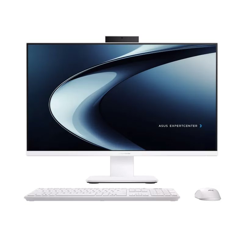 ASUS ExpertCenter P400 AiO (P470VA) White, 27" FHD Display, Intel Core 7 240H, 16GB DDR5, 512GB NVMe SSD, Wi-Fi & BT, No OS | 90PT03W8-M01HE0 – Buy Online