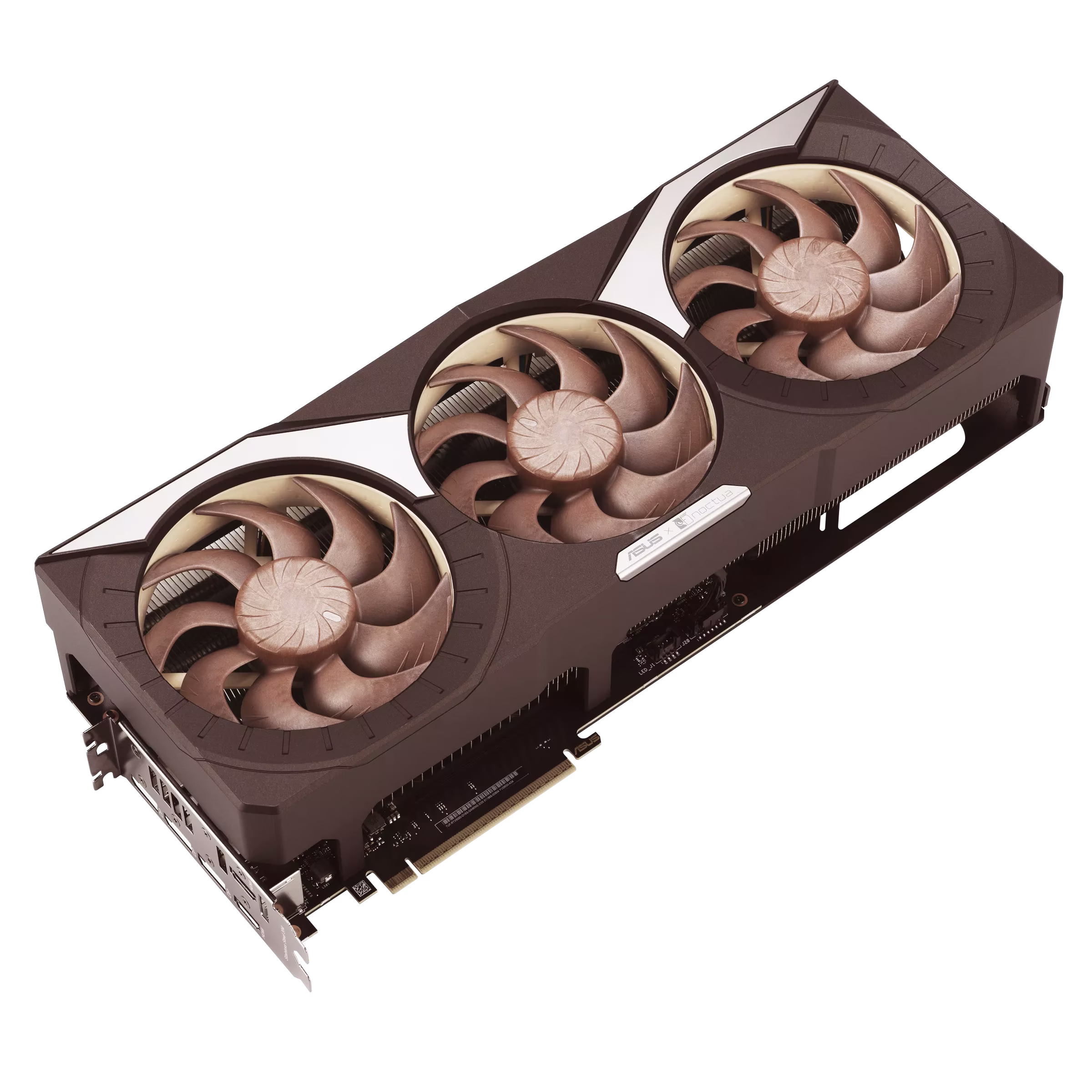 ASUS GeForce RTX 5080 16GB GDDR7 Noctua OC Edition Graphics Card, 1801 TOPs AI Performance, PCIe 5.0, 4-Slot Cooling, 0dB Technology | 90YV0M32-M0NA00 thumbnail 3