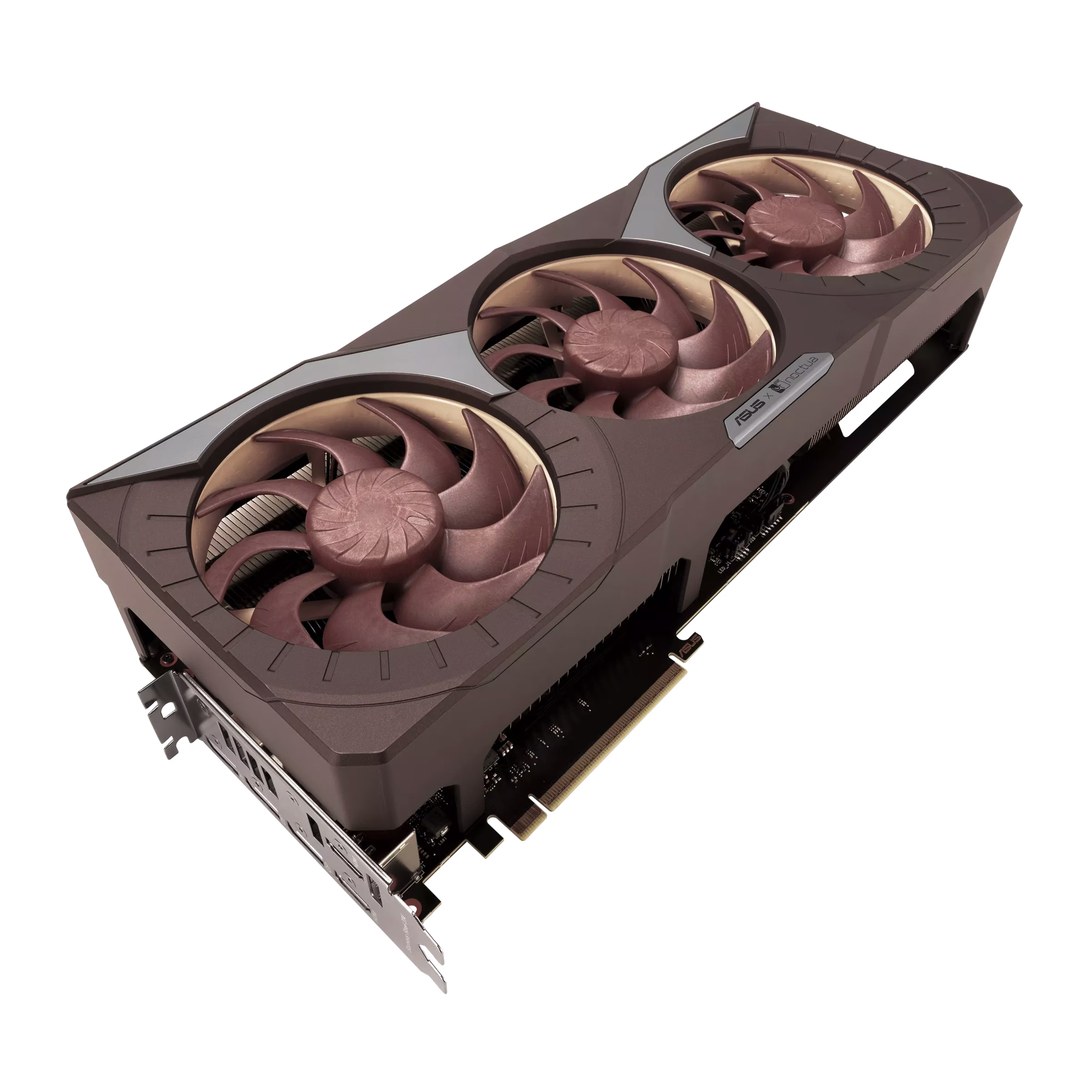 ASUS GeForce RTX 5080 16GB GDDR7 Noctua OC Edition Graphics Card, 1801 TOPs AI Performance, PCIe 5.0, 4-Slot Cooling, 0dB Technology | 90YV0M32-M0NA00 thumbnail 7