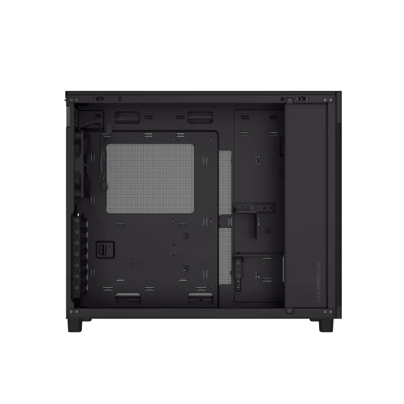 ASUS Prime AP303 Tempered Glass Edition, The Ultimate Compact 45-Liter ATX Gaming Chassis, Supporting 360mm GPUs and Radiators, Full-Size ATX PSUs, Front Panel USB Type-C Connectivity, AP303/BK/TG, Black | 90DC00V0-B39010 thumbnail 4