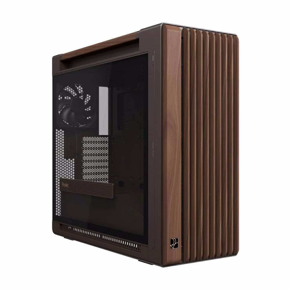 ASUS ProArt PA602 Wood Edition E-ATX Creative Professional Case,Walnut Wood & Retro Brown | 90DC00J8-B09000 thumbnail 2