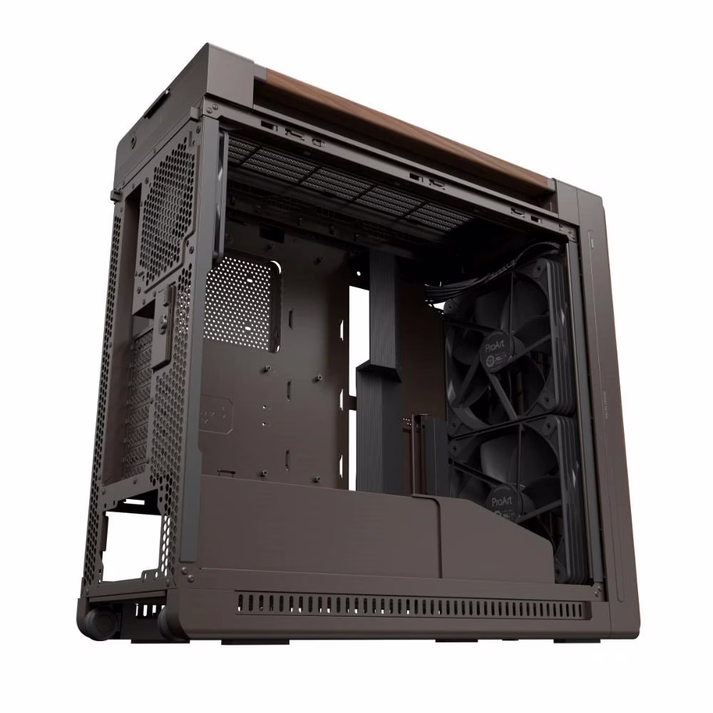 ASUS ProArt PA602 Wood Edition E-ATX Creative Professional Case,Walnut Wood & Retro Brown | 90DC00J8-B09000 thumbnail 6