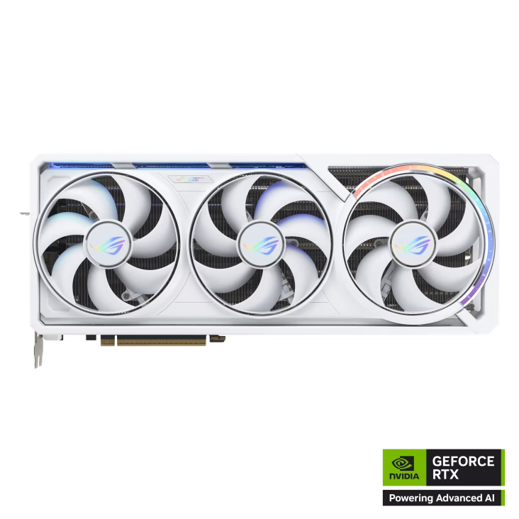 ASUS ROG Astral NVIDIA GeForce RTX 5090 32GB GDDR7 WHITE OC Edition Graphics Card, 512-bit 28 Gbps, 21760 CUDA Core, 3593 AI TOPs | 90YV0LWA-M0NA00 thumbnail 2