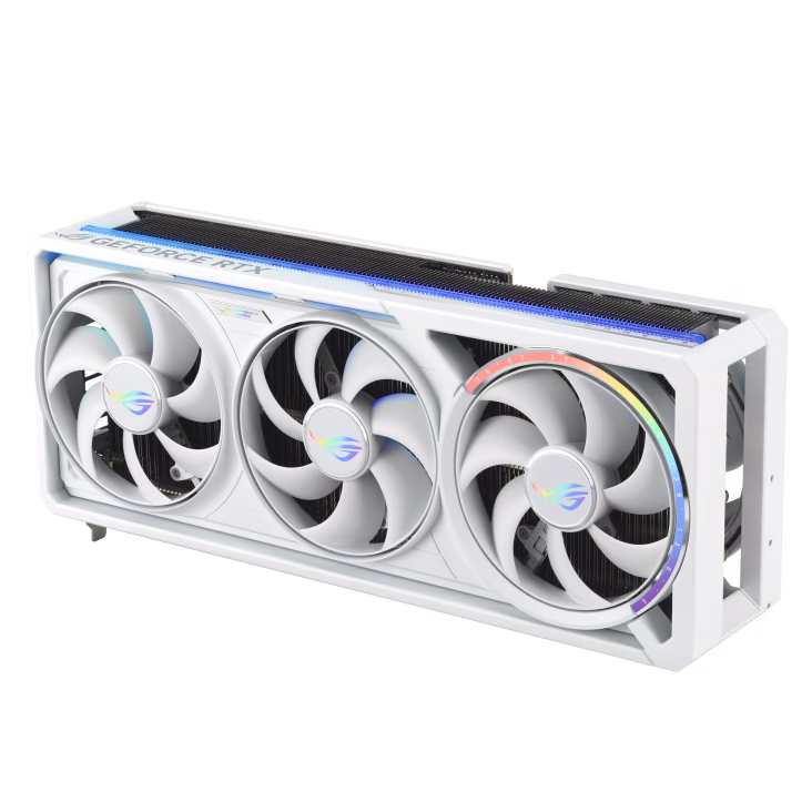 ASUS ROG Astral NVIDIA GeForce RTX 5090 32GB GDDR7 WHITE OC Edition Graphics Card, 512-bit 28 Gbps, 21760 CUDA Core, 3593 AI TOPs | 90YV0LWA-M0NA00 thumbnail 4