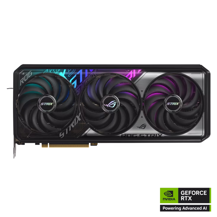 ASUS ROG Strix NVIDIA GeForce RTX 5070 Ti 16GB GDDR7 OC Edition Graphics Card, 256-bit, 28 Gbps, 8960 CUDA Core, 1492 AI TOPS, Blackwell architecture and DLSS 4 |  90YV0M90-M0NA00 thumbnail 2