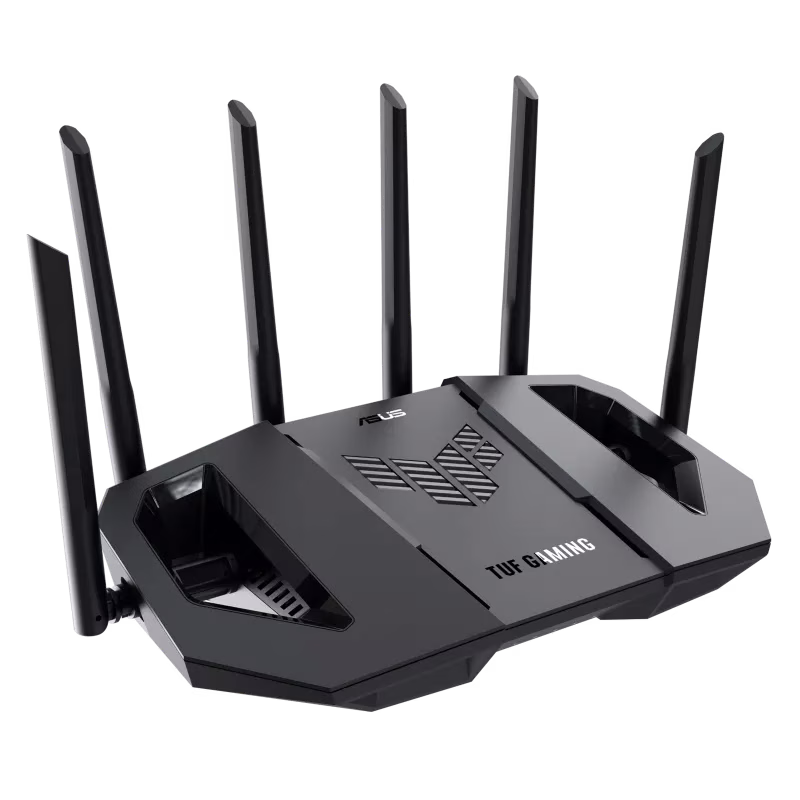 ASUS TUF Gaming BE9400 Tri-Band WiFi 7 Router (TUF-BE9400), 9.4Gbps Speeds, Quad 2.5G Ports, 320MHz Bandwidth, AiMesh & AiProtection Pro | 90IG0A30-MO9C00 – Buy Online