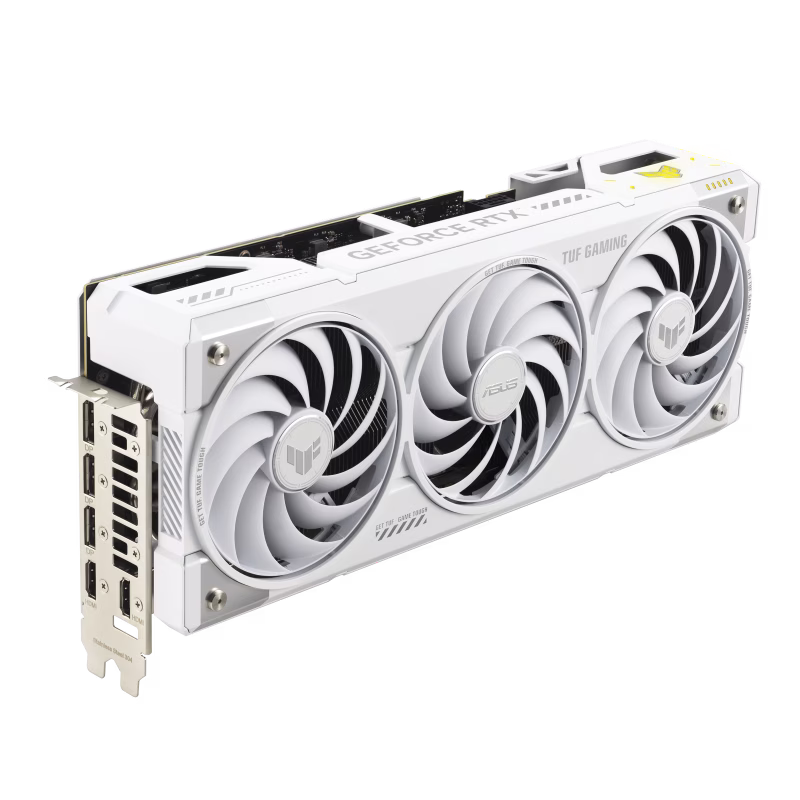 ASUS TUF Gaming NVIDIA GeForce RTX 5070 Ti 16GB GDDR7 BTF White OC Edition Graphics card, 28 Gbps 256-bit, 8960 CUDA Core, 1484 AI TOPs, PCI E 5.0 | 90YV0N60-M0NA00 thumbnail 4