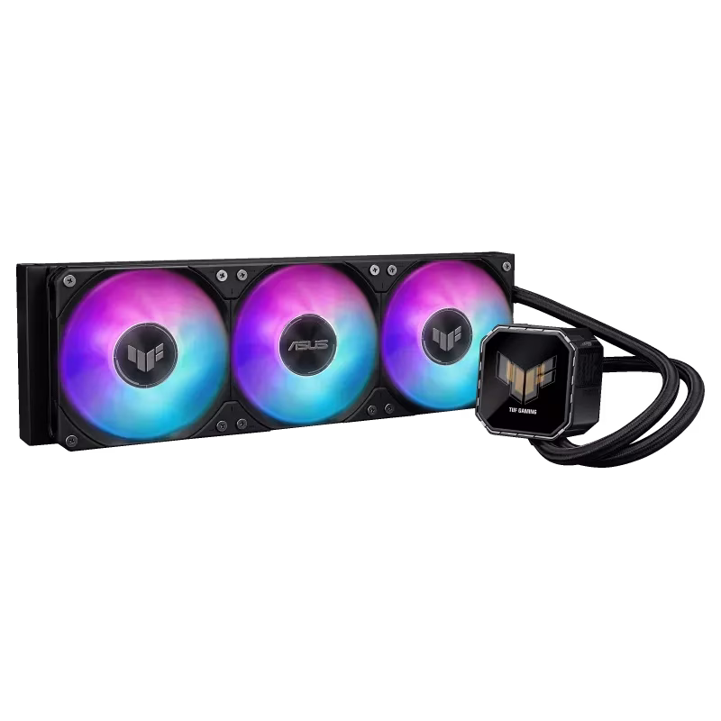 ASUS TUF Gaming LC III 360 ARGB LCD AIO Liquid Cooler, 2.8" Full Color IPS LCD, Custom Animated GIFs or Live Monitoring, 650 - 2600 ± 10% RPM Speed, 3.82 mmH2O Pressure, 90.78 CFM Air Flow | 90RC01A1-B0EAY0 thumbnail 8