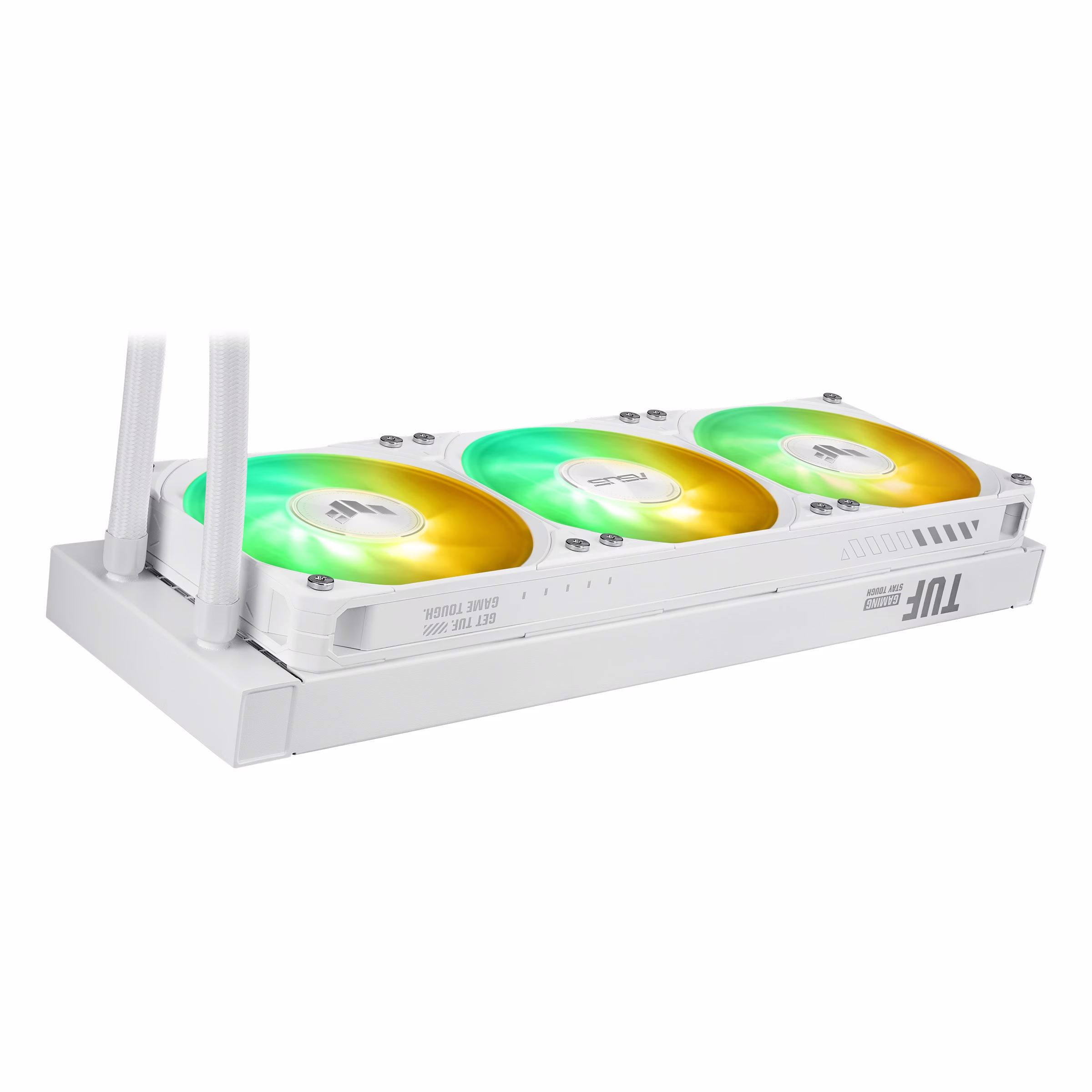 ASUS TUF Gaming LC III 360 ARGB LCD White Edition AIO Liquid CPU Cooler, 2.1" IPS Display, Intel LGA 1851 & AM5 Ready, 3 x 120mm ARGB Fans| 90RC01A2-B0EAY0 thumbnail 5