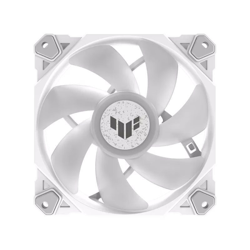 ASUS TUF Gaming TF120 ARGB Chassis Fan, White Edition, Single Pack, 120mm PWM, High Airflow, Low-Noise, Dual-Layer Addressable RGB | 90DA0033-B09000 thumbnail 6