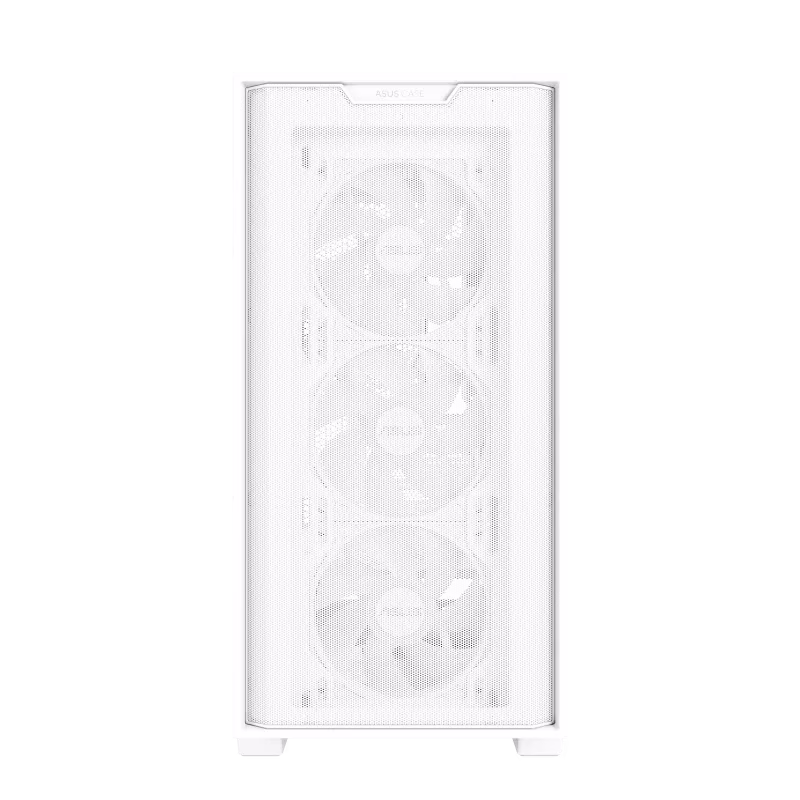 ASUS A21 PLUS microATX White Computer Case, 4x pre-installed ARGB fan, Supports Hidden-connector MoBo, 360mm radiators & 380mm Graphics cards | 90DC00H3-B19000 thumbnail 7