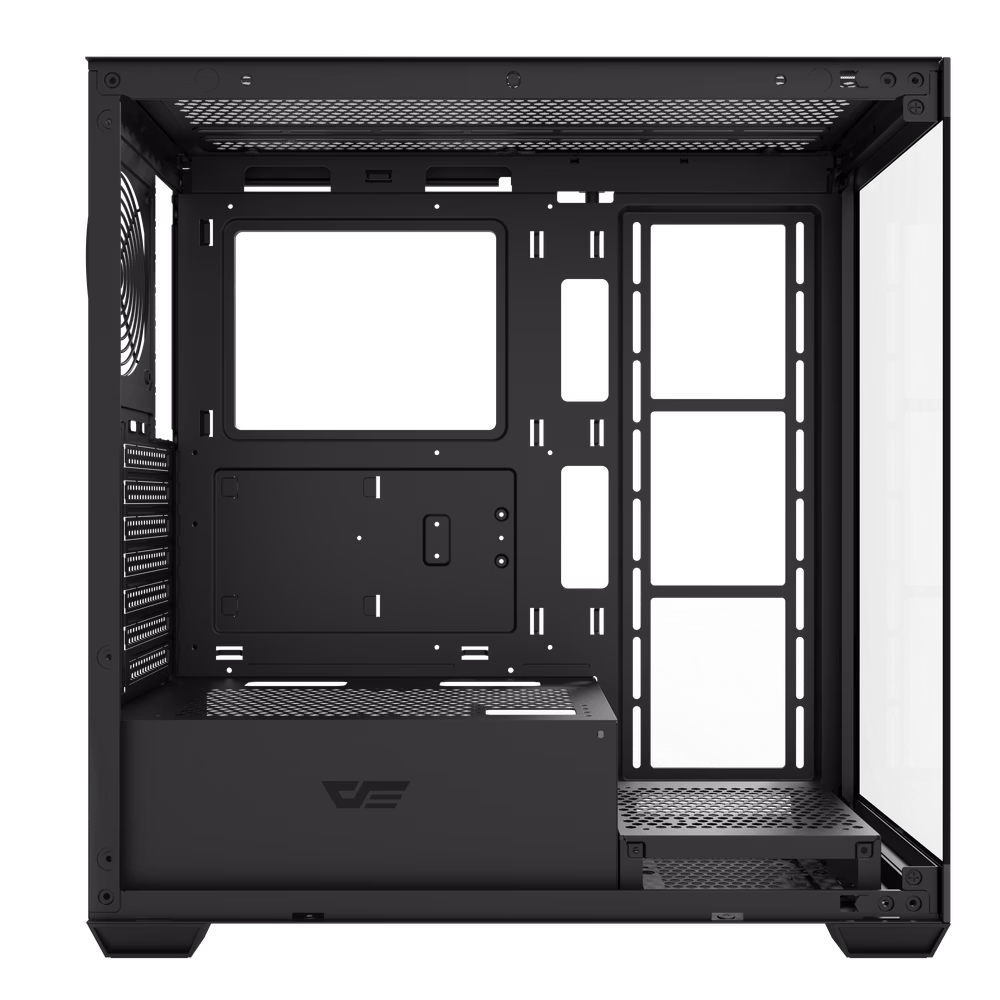 DarkFlash DS900 ATX M-ATX ITX Gaming PC Case with 7 ARGB Fans Pre-Installed, Tempered Glass Panels, Type-C Port, 0.5 SPCC Computer Case thumbnail 5