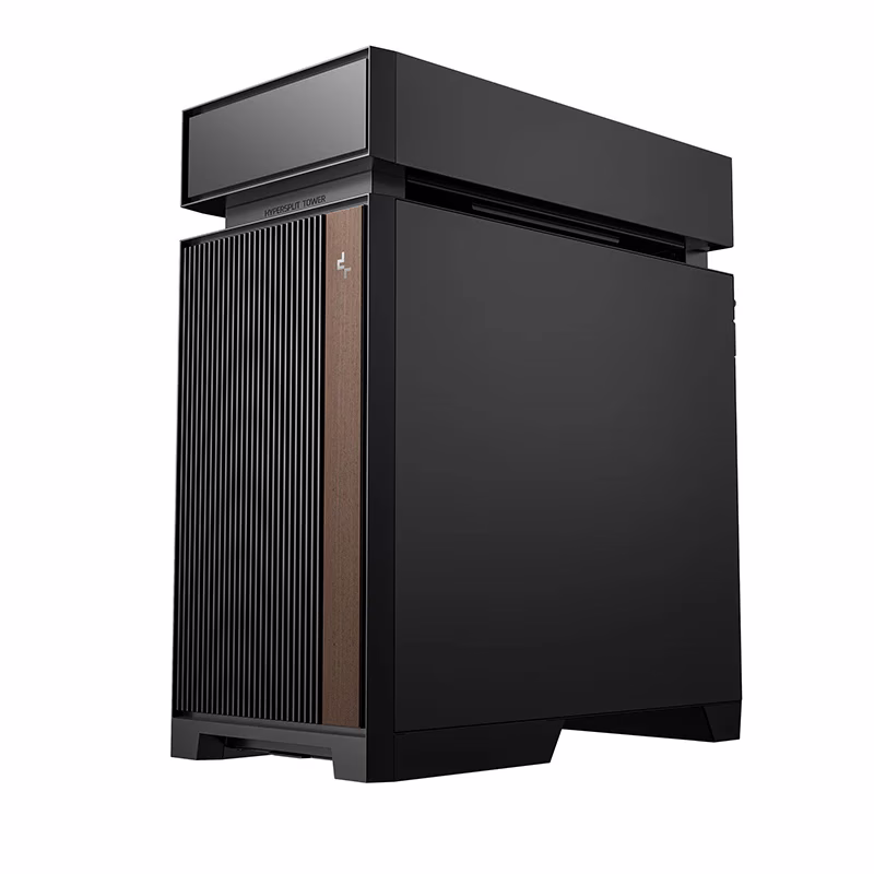 DeepCool CL6600 ATX Computer Case (Black), HyperSplit Dual-Chamber Design, Pre-Installed 360mm ARGB AIO Liquid Cooler, Back Connector MB Support | R-CL6600-BKNNA0-G-1 thumbnail 4