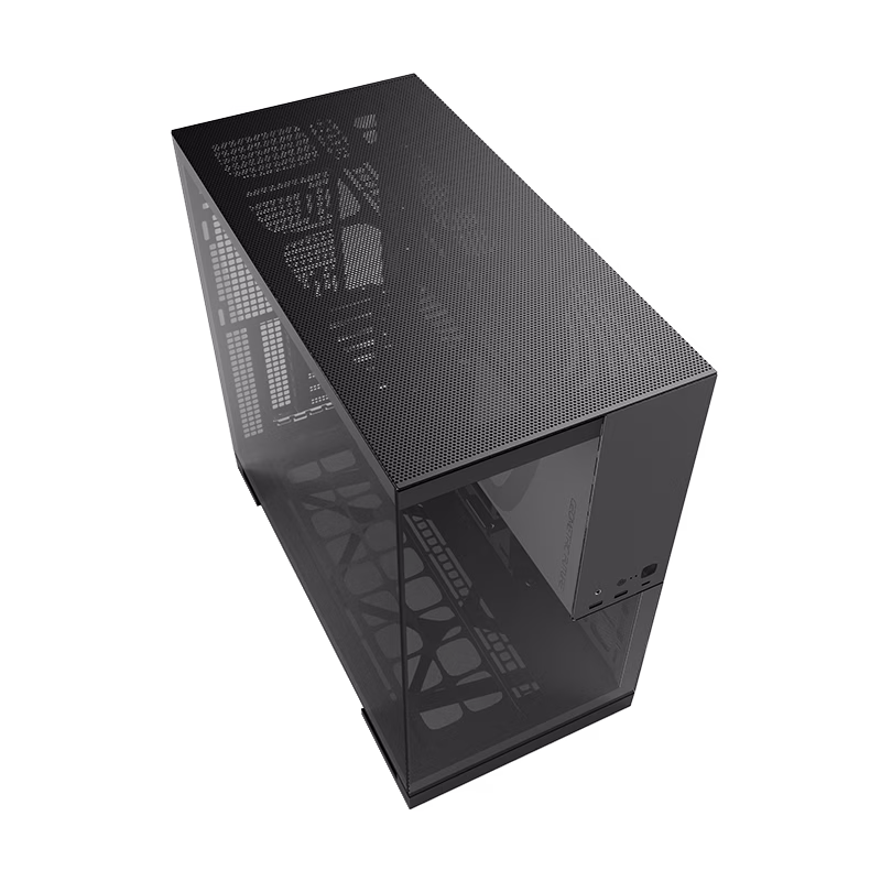 Geometric Future Model 5 Glass Tower Case, Supports 420mm Radiator, E-ATX Motherboards, 5 Preinstalled Fans | GEO-M5F-BG thumbnail 5