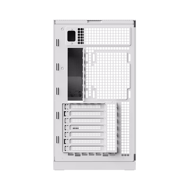 Geometric Future Model 5 White Mid-Tower Case, 5x Preinstalled Fans, Supports 420mm Radiator, E-ATX Motherboard, USB-C 20Gbps | GEO-M5F-W thumbnail 3