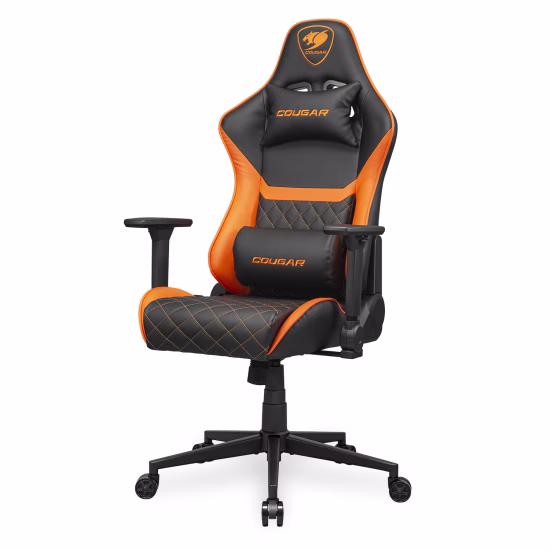 Cougar Armor One V2 Gaming Chair, PVC Leather, 4D Folding Armrests, Hidden securing strap for the lumbar pillow, 120 kg Weight Support | 3MA2FORB.0001 thumbnail 5