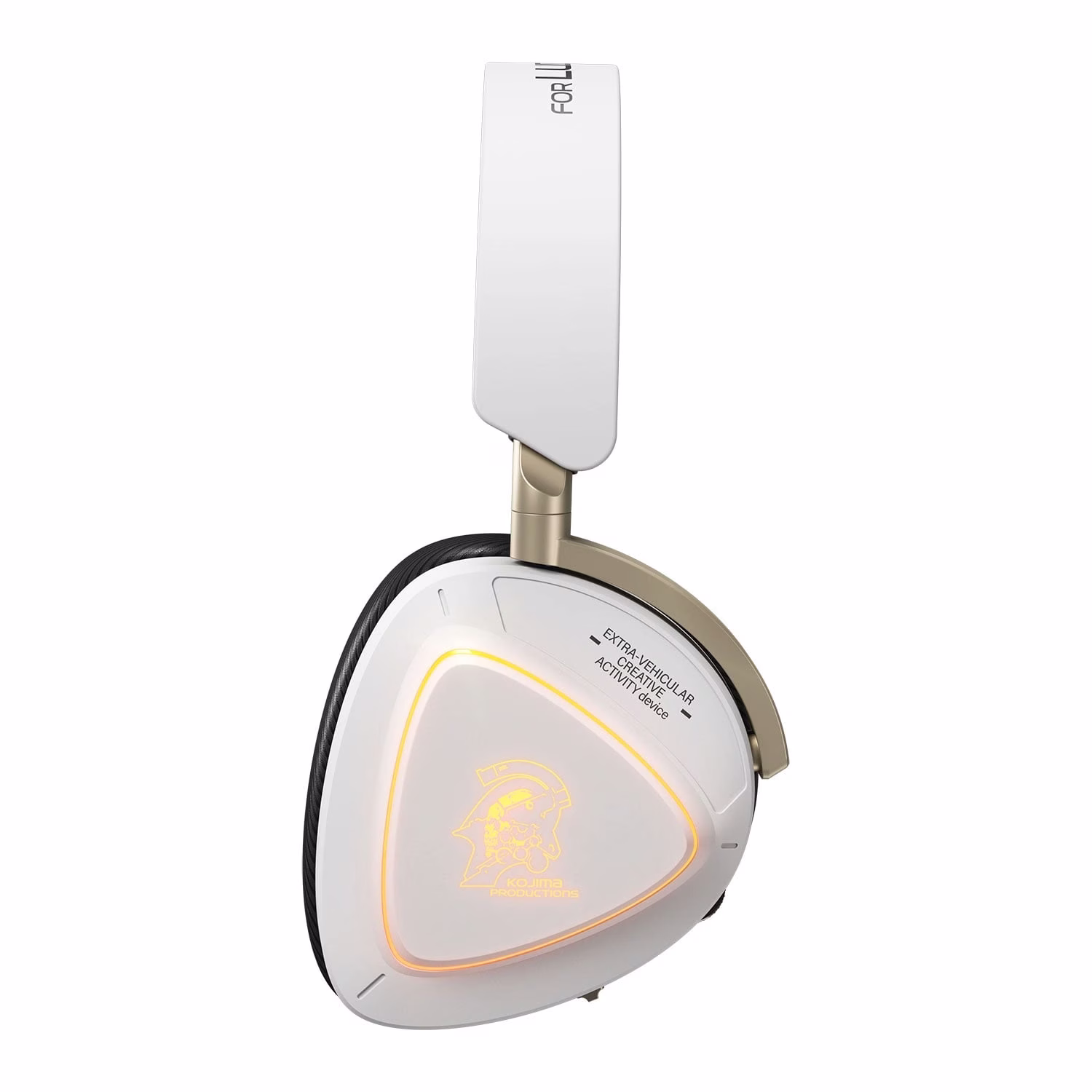 ASUS ROG A703 Delta II Kojima Productions Edition Tri-Mode Wireless Gaming Headset, White | 90YH04C0-BHUA10 thumbnail 2