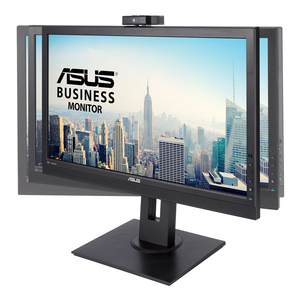 ASUS BE24DQLB Video Conferencing Monitor - 23.8 inch, Full HD, IPS, Full HD Webcam, Mic Array, Stereo Speakers, Mini-PC Mount Kit, Ergonomic Design |  90LM03W1-B01310 thumbnail 3