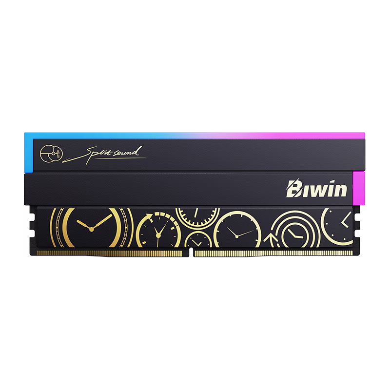 Black Opal OC Lab Gold Edition DW100 RGB 192GB (4x48GB) DDR5 Memory Kit,  6000MHz, CL28, Supports XMP 3.0 & E.X.P.O | OCBXL59260DW1-Q28FB thumbnail 2