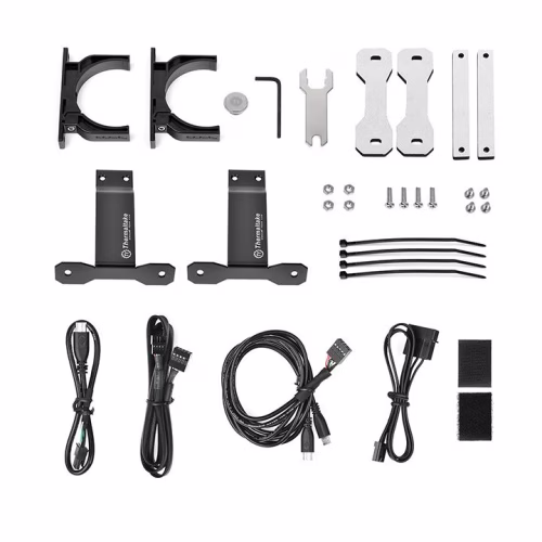 Thermaltake Pacific PR22-D5 Plus 300ml reservoir and D5 pump combo unit with a software-controlled 16.8 million colors LED cap | CL-W187-PL00SW-A thumbnail 4