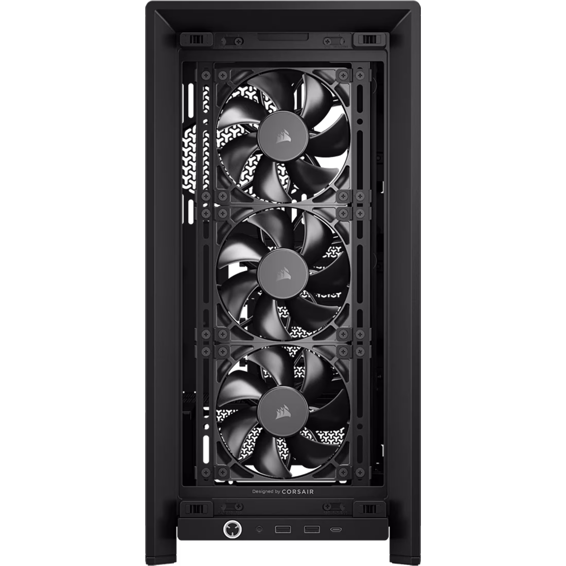 CORSAIR FRAME 4000D RS Black Mid-Tower PC Case, Reverse Connector Motherboard Support, 3x RS120 Fans, 430mm GPU Space | CC-9011312-WW thumbnail 2