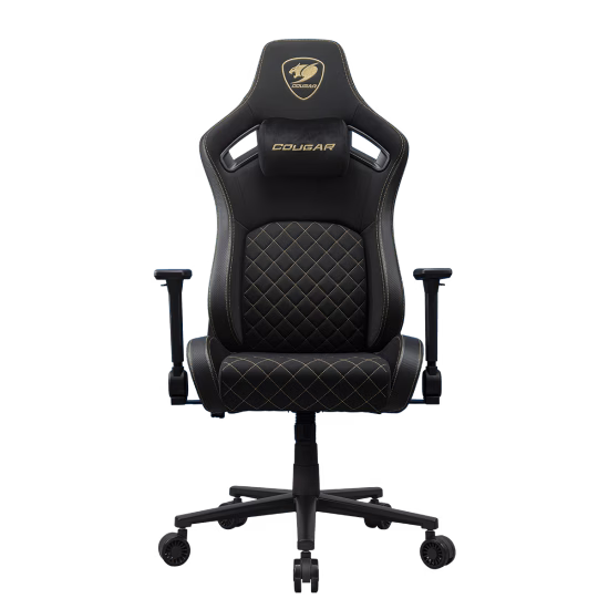 Cougar Defensor Gold F Gaming Chair, Woven Fabric, 4D Folding Armrests, Backrest Pocket, Piston Lift Height Adjustment | 	3MDFFGLB.0001 – Buy Online